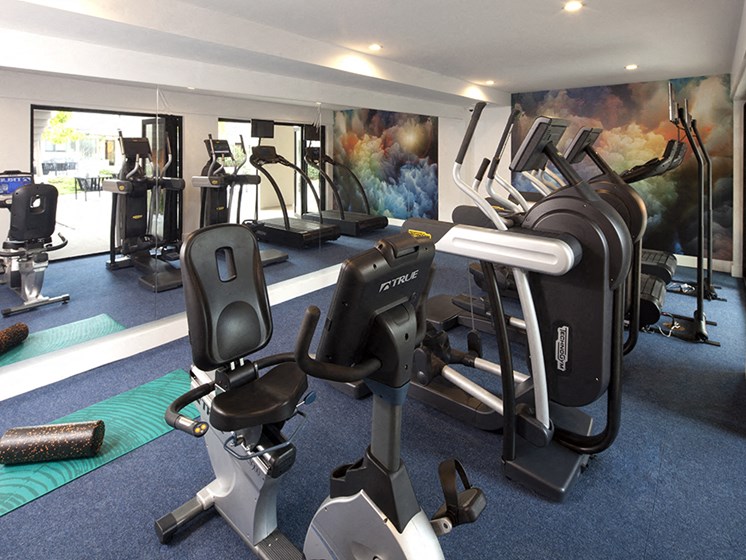Fitness Studio with Woodway treadmill at 301 Ocean Ave, Santa Monica, California
